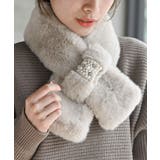 グレージュ | フェイクファーティペット | rps