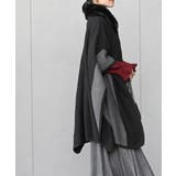 フェイクファーネック配色ポンチョコート | rps | 詳細画像11 