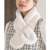 アイボリー | フェイクファーストール | rps