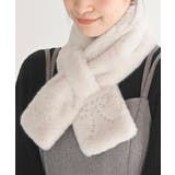 アイボリー | フェイクファーストール | rps