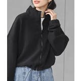 ブラック | スタンドカラーフリースジャケット | rps