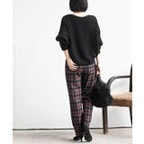 チェック柄イージーパンツ | rps | 詳細画像32 