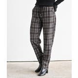 グレー | チェック柄イージーパンツ | rps