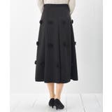 フラワーモチーフフレアースカート | rps | 詳細画像12 