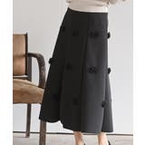 フラワーモチーフフレアースカート | rps | 詳細画像6 