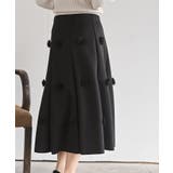 フラワーモチーフフレアースカート | rps | 詳細画像8 