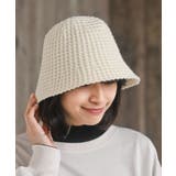 アイボリー | ワッフル編みハット | rps