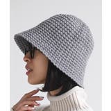 杢グレー | ワッフル編みハット | rps