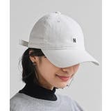 オフホワイト | Ｎ刺繍コットンキャップ | rps