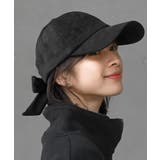 BACKリボンスウェードキャップ | rps | 詳細画像1