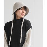 ＢＡＣＫリボン柄編みバケットハット | rps | 詳細画像5 