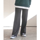 リブニットイージーセミワイドパンツ | rps | 詳細画像1 