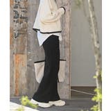 リブニットイージーセミワイドパンツ | rps | 詳細画像14 