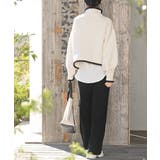 リブニットイージーセミワイドパンツ | rps | 詳細画像15 