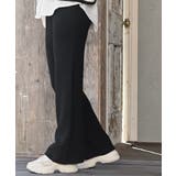 リブニットイージーセミワイドパンツ | rps | 詳細画像18 