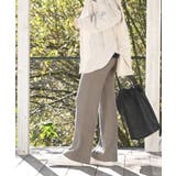 リブニットイージーセミワイドパンツ | rps | 詳細画像24 