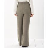 リブニットイージーセミワイドパンツ | rps | 詳細画像33 