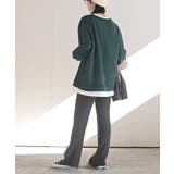 リブニットイージーセミワイドパンツ | rps | 詳細画像4 