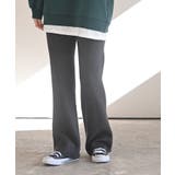 リブニットイージーセミワイドパンツ | rps | 詳細画像6 