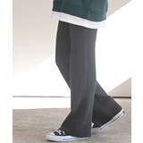 リブニットイージーセミワイドパンツ | rps | 詳細画像7 