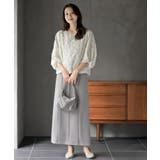 カットジョーゼットタイトスカート | rps | 詳細画像10 