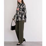 カットジョーゼットセンターシームパンツ | rps | 詳細画像12 