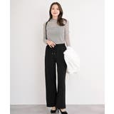 カットジョーゼットセンターシームパンツ | rps | 詳細画像2 