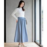 カットジョーゼットフレアースカート | rps | 詳細画像10 