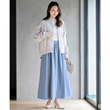 カットジョーゼットフレアースカート | rps | 詳細画像17 