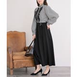 カットジョーゼットフレアースカート | rps | 詳細画像3 