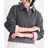 CHACグレー | 衿レイヤードポンチプルオーバー | rps