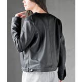 ノーカラーライダースジャケット | rps | 詳細画像16 