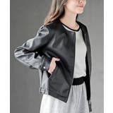 ノーカラーライダースジャケット | rps | 詳細画像17 