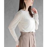 シアー天竺メローネックカットソー | rps | 詳細画像18 