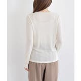 シアー天竺メローネックカットソー | rps | 詳細画像30 