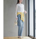 シアー天竺メローネックカットソー | rps | 詳細画像5 