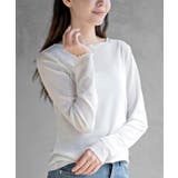 シアー天竺メローネックカットソー | rps | 詳細画像6 