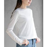 シアー天竺メローネックカットソー | rps | 詳細画像9 