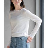 オフホワイト | シアー天竺メローネックカットソー | rps