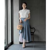 プチハイネックフレンチスリーブレースブラウス | rps | 詳細画像2 