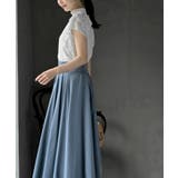 プチハイネックフレンチスリーブレースブラウス | rps | 詳細画像3 