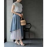 プチハイネックフレンチスリーブレースブラウス | rps | 詳細画像5 