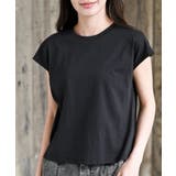 ブラック | サイロコンパクトコットンフレンチＴ | rps