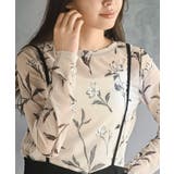 花柄チュールシアーカットソー | rps | 詳細画像6 