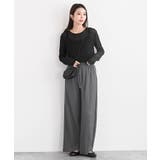 ラメカットジョーゼットプリーツパンツ | rps | 詳細画像10 