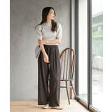 ラメカットジョーゼットプリーツパンツ | rps | 詳細画像30 