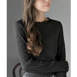 ブラック | カットジャガードクルーネックメローカットソー | rps