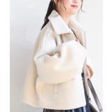 アイボリー | ボリューム袖ZIPジャケット | rps