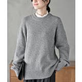 グレー | ラメスパンコールニットプルオーバー | rps