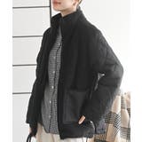 ボア×キルト切替ジップスタンドブルゾン | rps | 詳細画像1